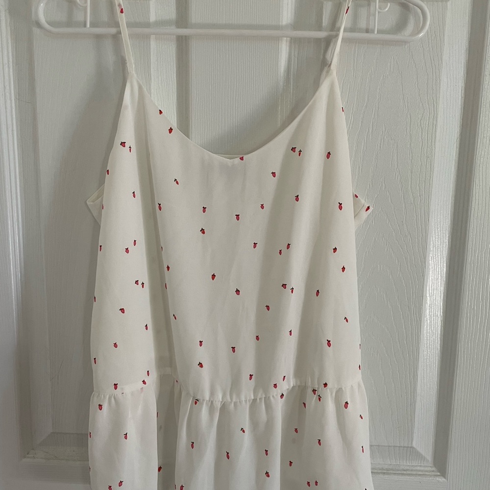Dalia strawberry tank top - size S - NWOT